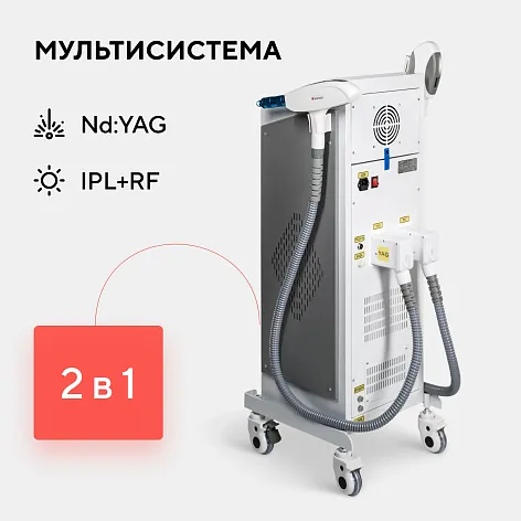 Неодимовый лазер + Элос эпилятор Lasertech COMBINE Premium Edition в 